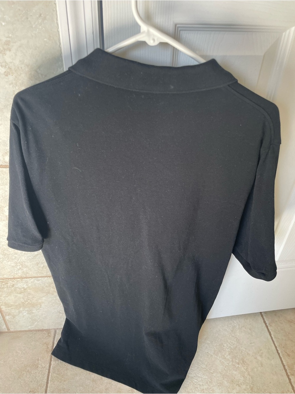 Burberry Men's Black Polo Shirt with Signature Check Trim - Picture 2 of 3